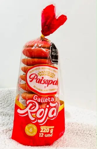 [21686] PAN DULCE CON SABOR A FRUTAS ROJA 35X12 UNIDADES PAISA