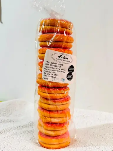 PAN GALLETA ROSADO X20