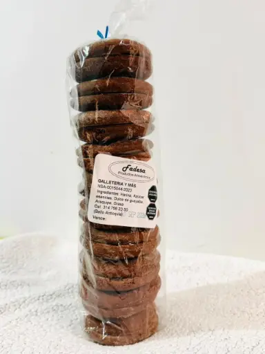 PAN GALLETA NEGRO X20